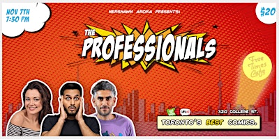The Professionals Comedy Show - Toronto's Best Stand-Up Comedy