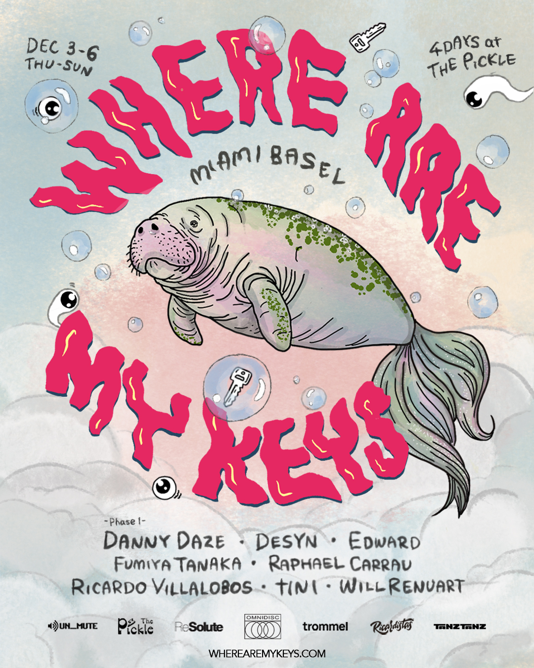 Where Are My Keys - Miami Basel (4 Days)