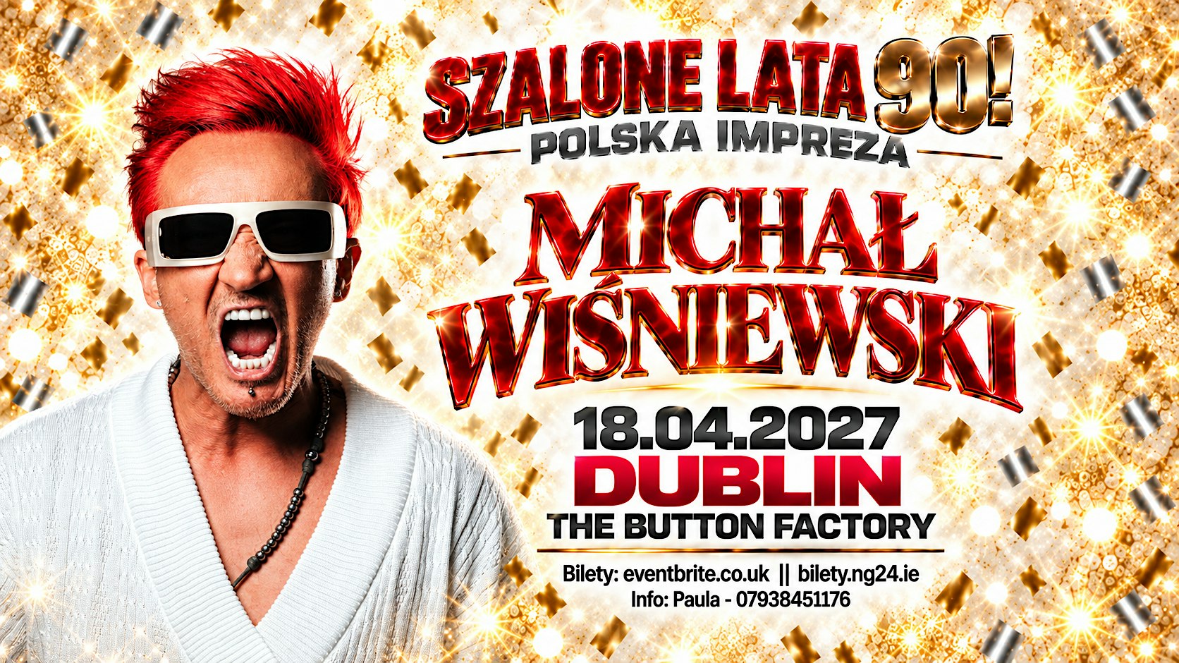 Michał Wiśniewski w Dublinie