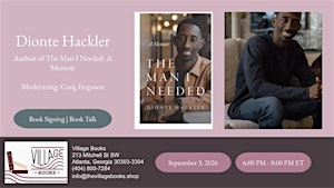 Book Signing and Author Talk with Dionte Hackler