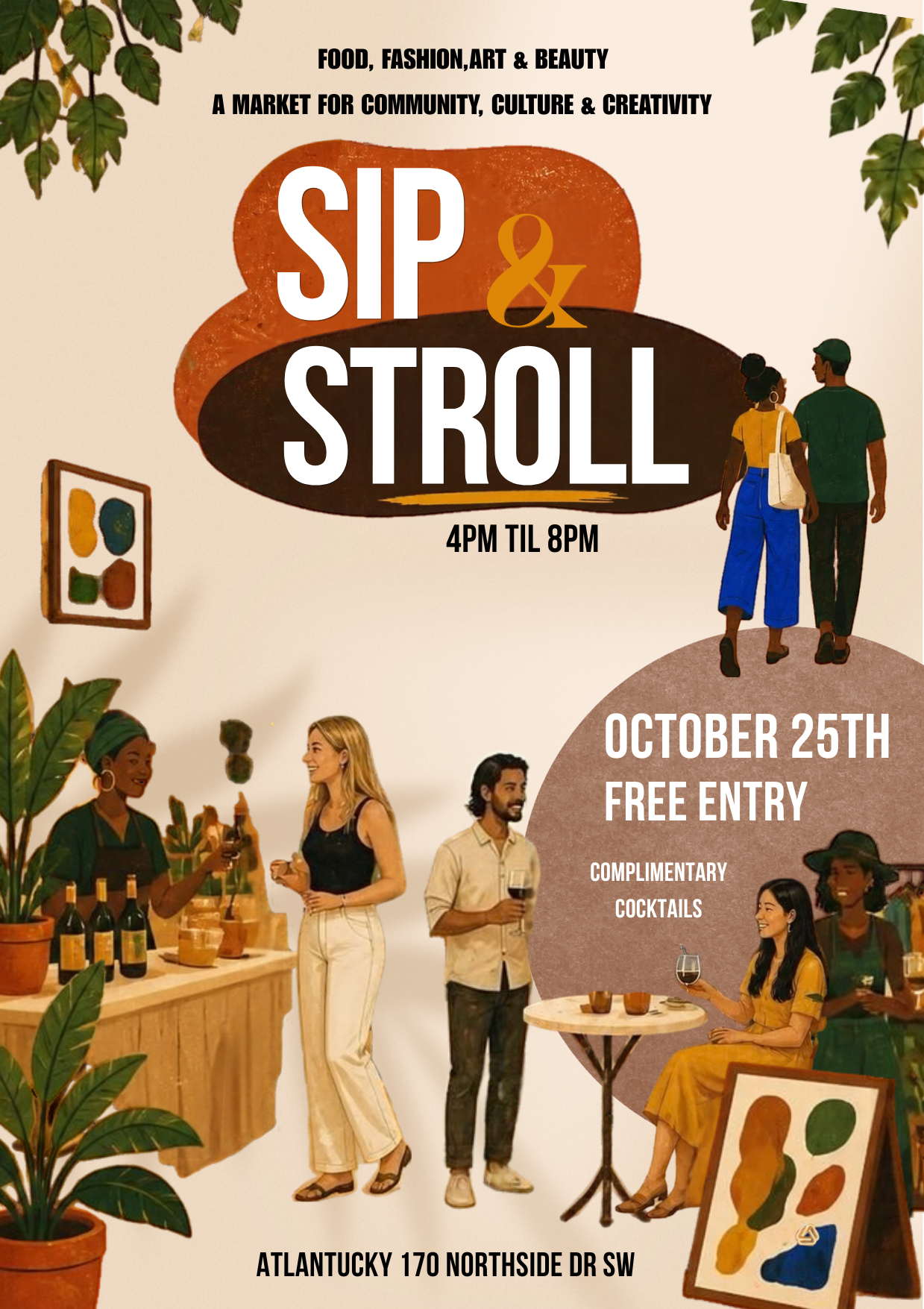 Sip & Stroll Pop Up Market