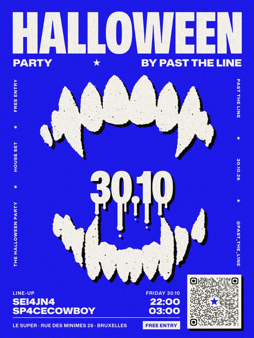 HALLOWEEN PARTY BY PAST THE LINE