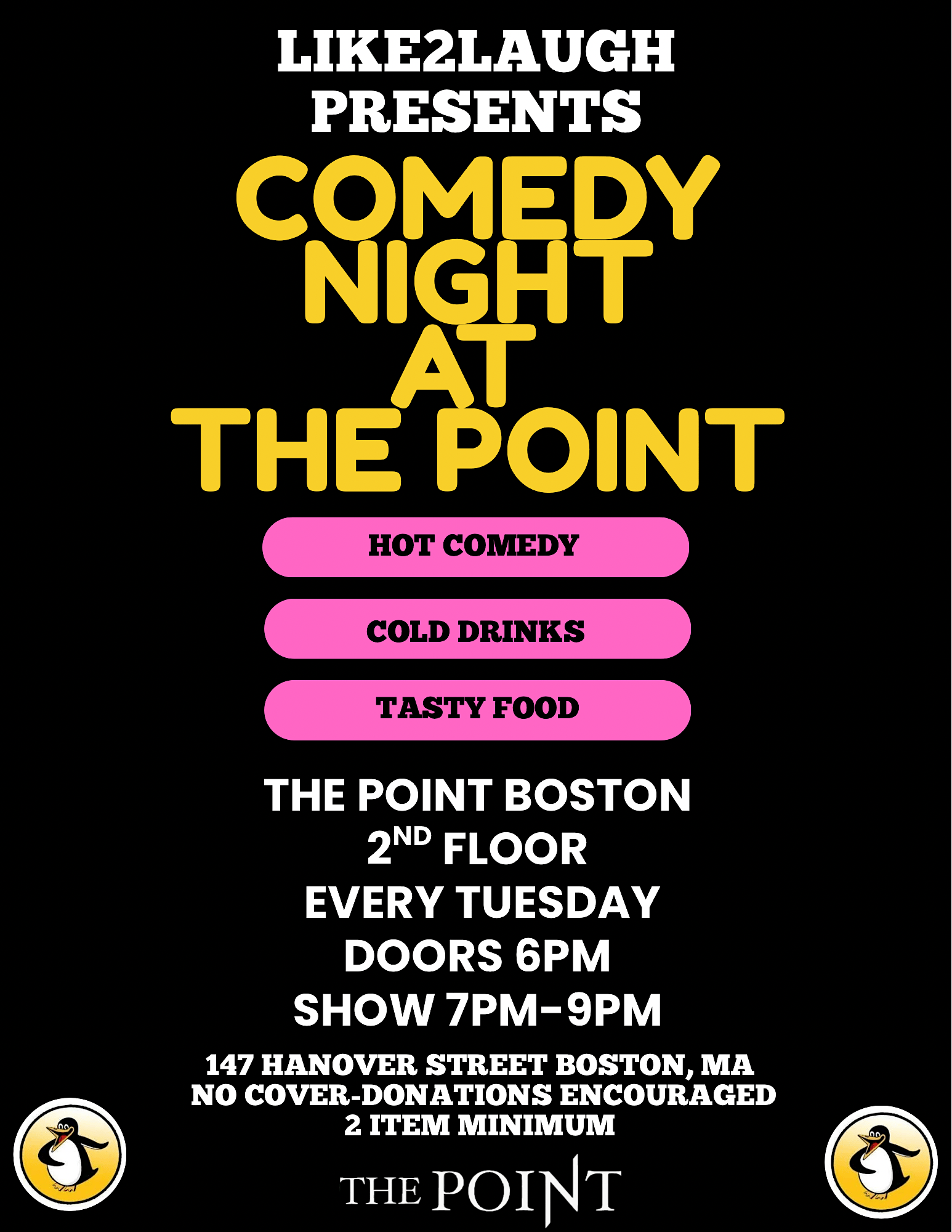 Comedy Night at The Point - Boston