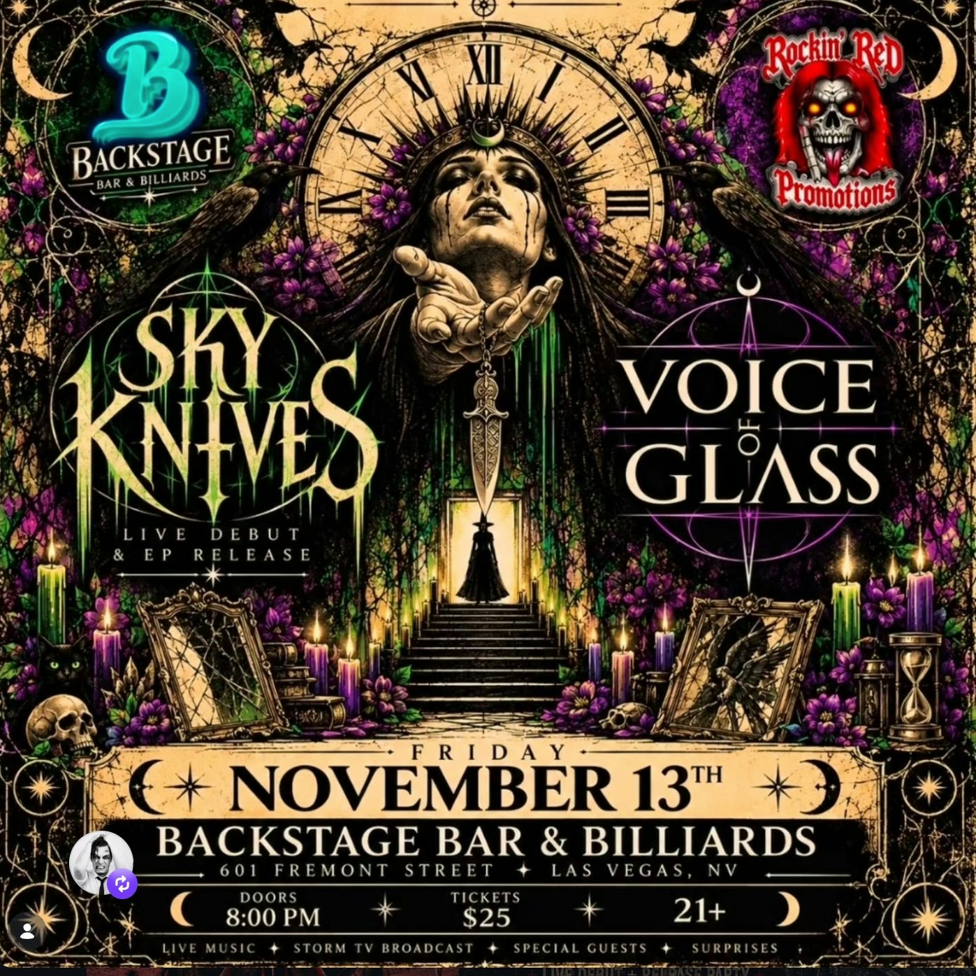 Sky Knives Live Debut & EP Release