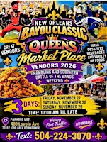 New Orleans Bayou Classic Queens Market Place 2026