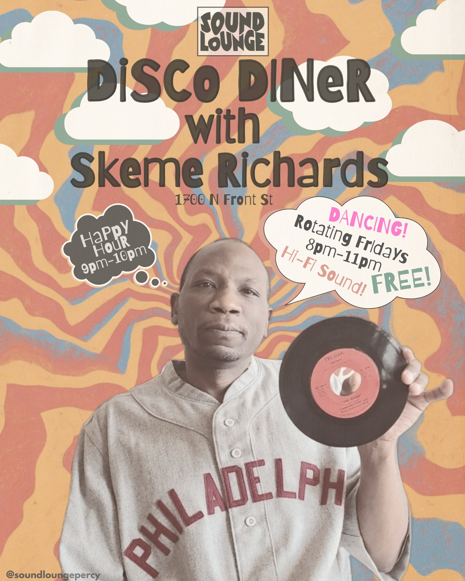 SNACKS & SOUNDS + DISCO DINER WITH Skeme Richards