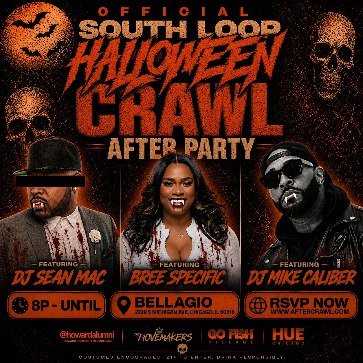 Official South Loop Halloween Crawl After Party