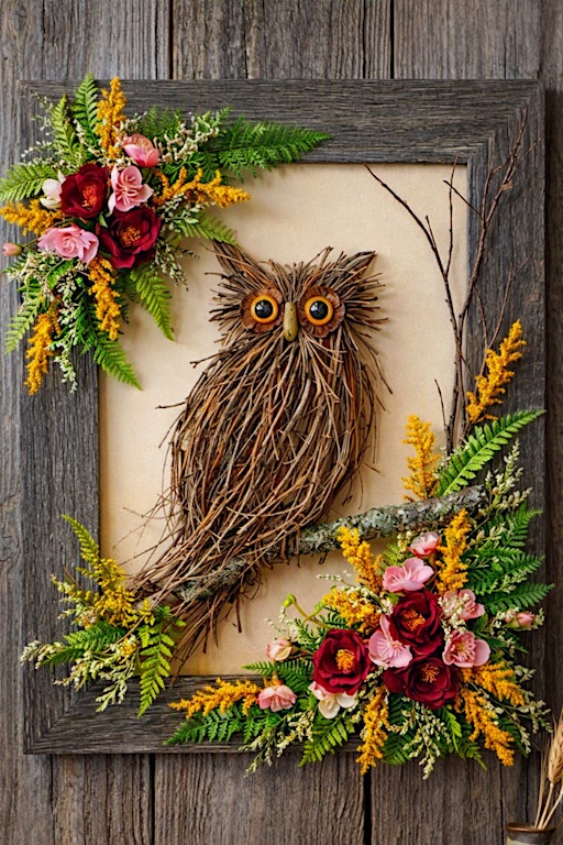 Whoo’s in Bloom: Sculpting w/Nature