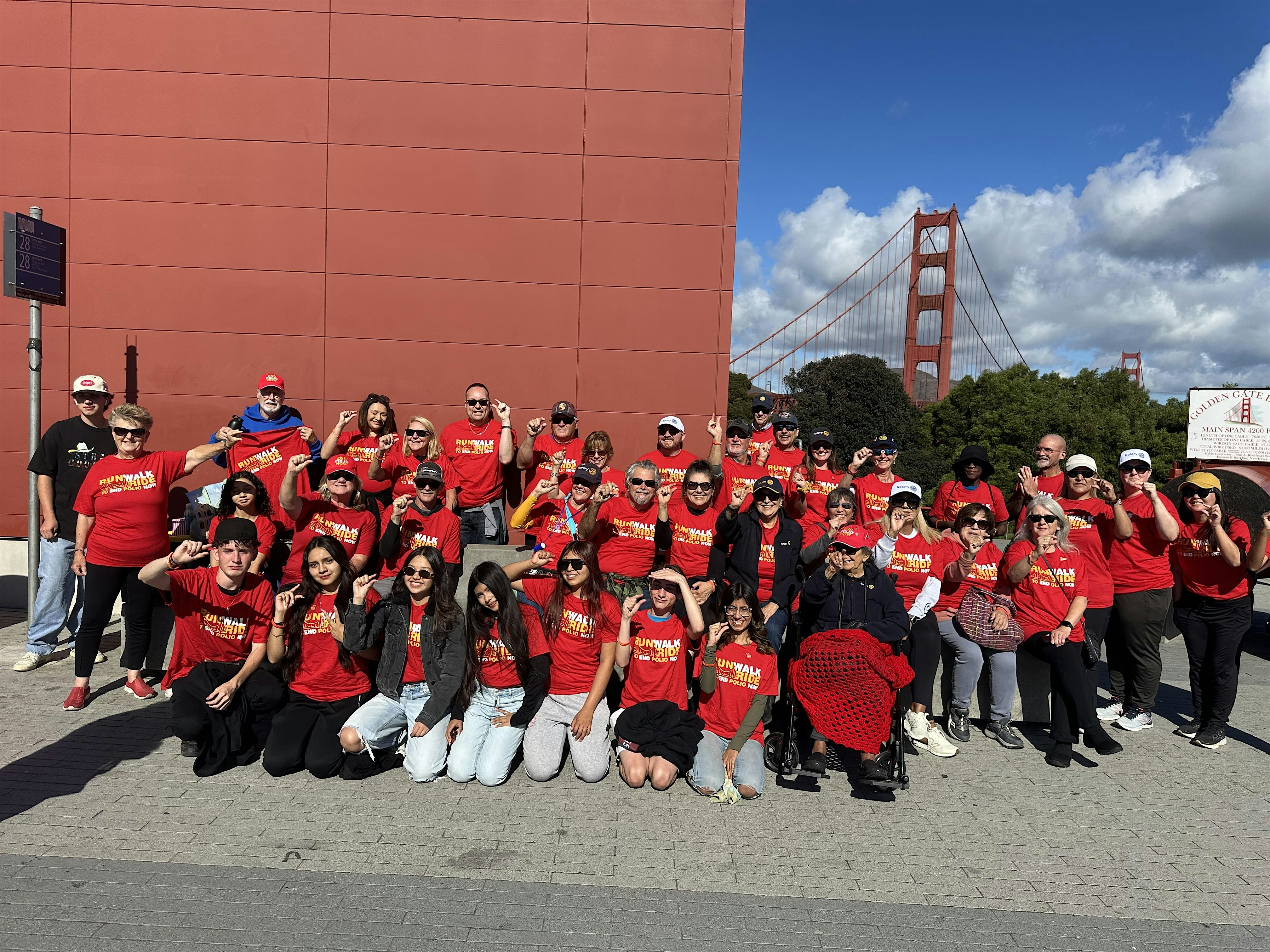 Run , Walk or Ride across the Golden Gate Bridge For Polio