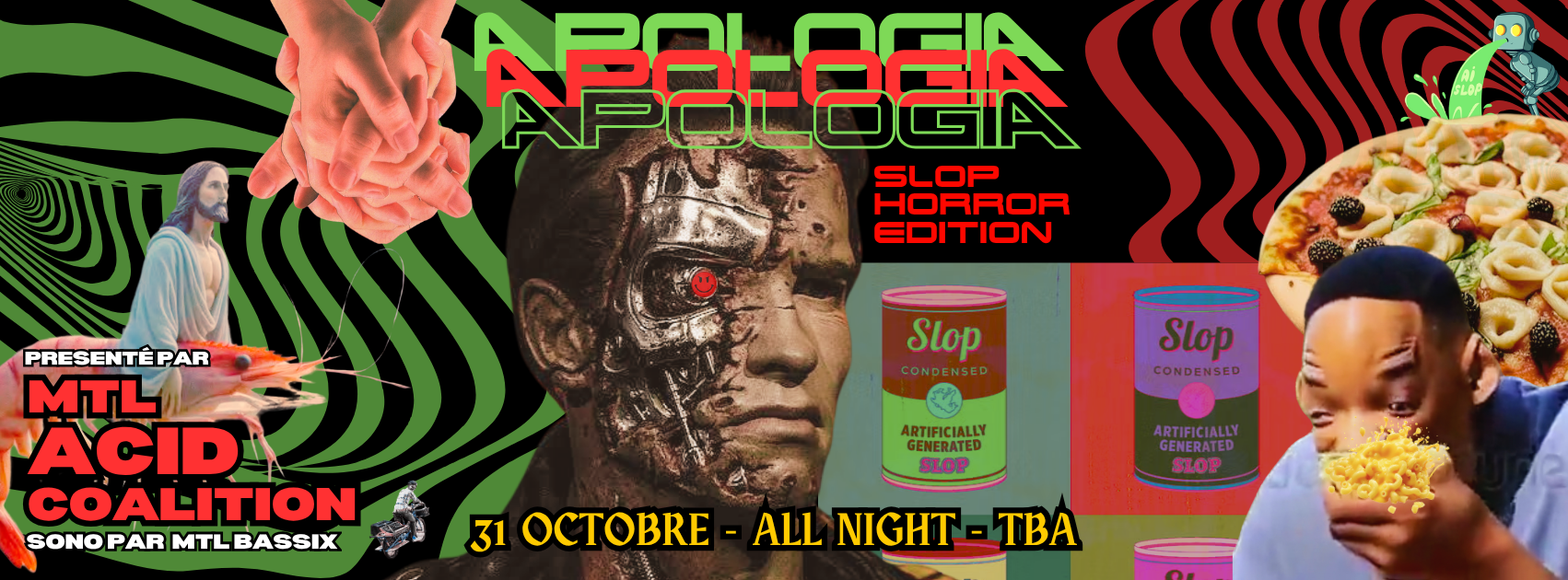 ApologIA - Slop Horror Edition // MTL Acid Coalition [100% Live Machines]