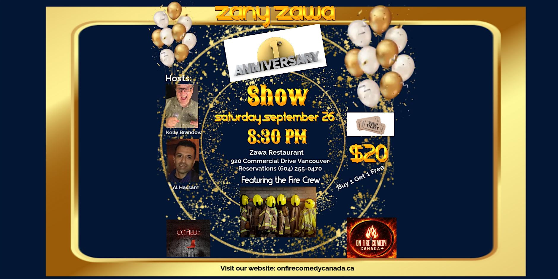Zany Zawa 1 Year Anniversary Show
