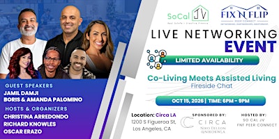 Fireside Chat: Co-Living Meets Assisted Living | LIVE Networking