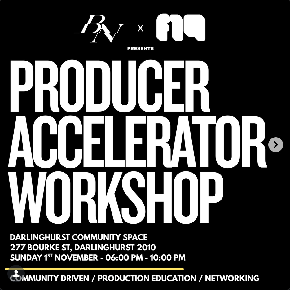 Black Noir x Factory 19 Present: Producer Accelerator Workshop