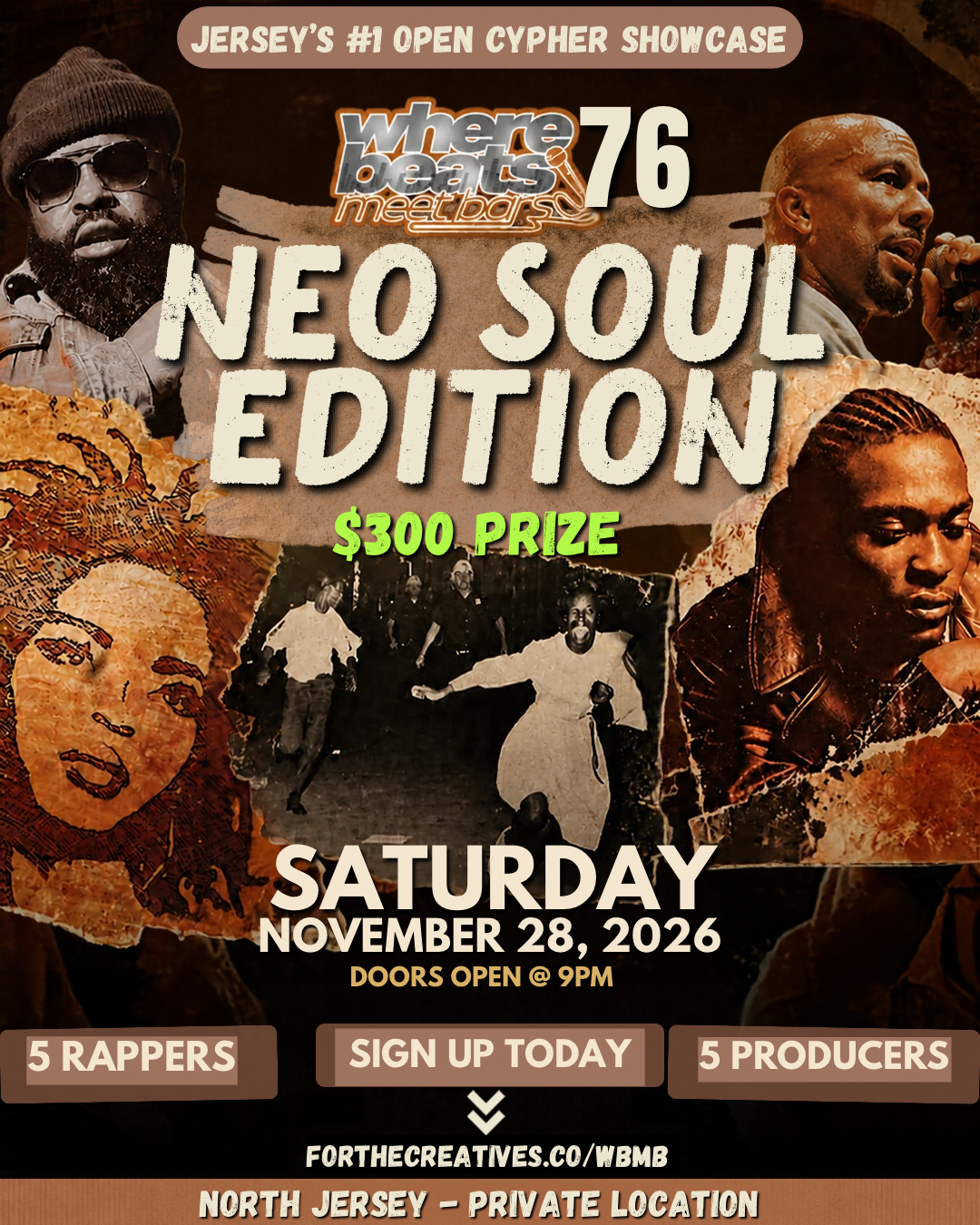 Where Beats Meet Bars 76: 
Neo Soul Edition