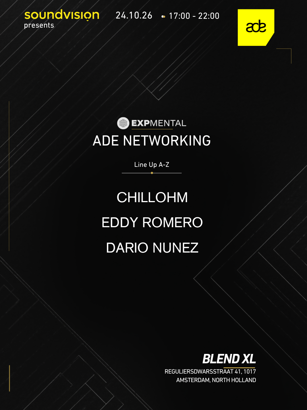 Soundvision presents … Expmental ADE Networking
