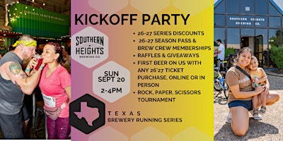 '26-2027 Kickoff Party at Southern Heights | TX Brewery Running Series