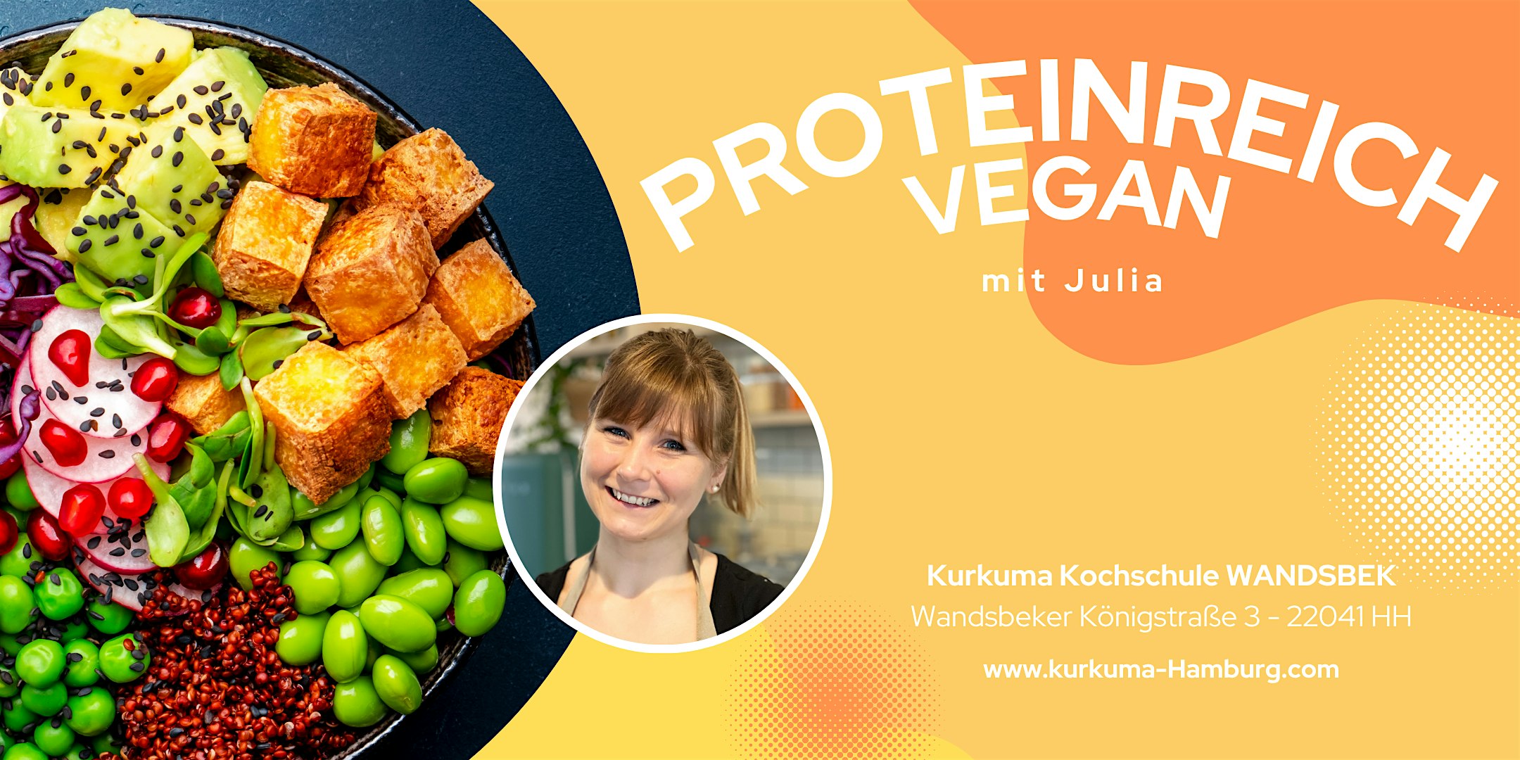 PROTEINREICH VEGAN - Kochkurs in Hamburg Wandsbek