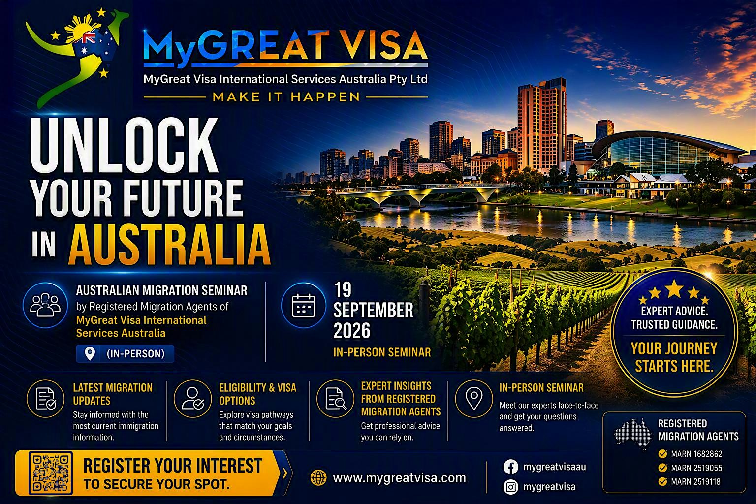UNLOCK YOUR FUTURE IN AUSTRALIA