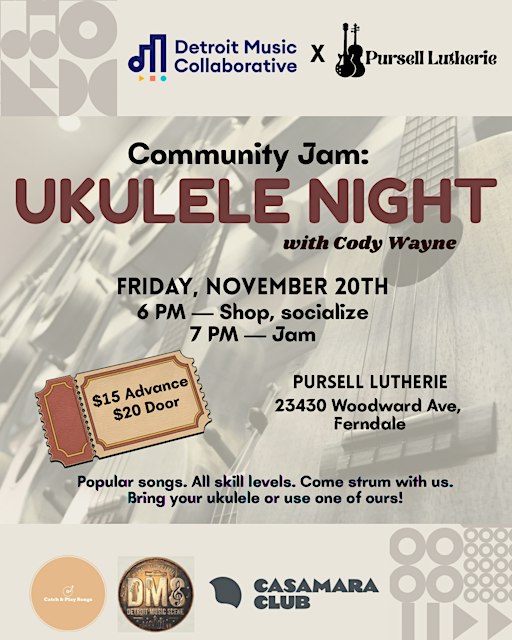 Community Jam: Ukulele Night