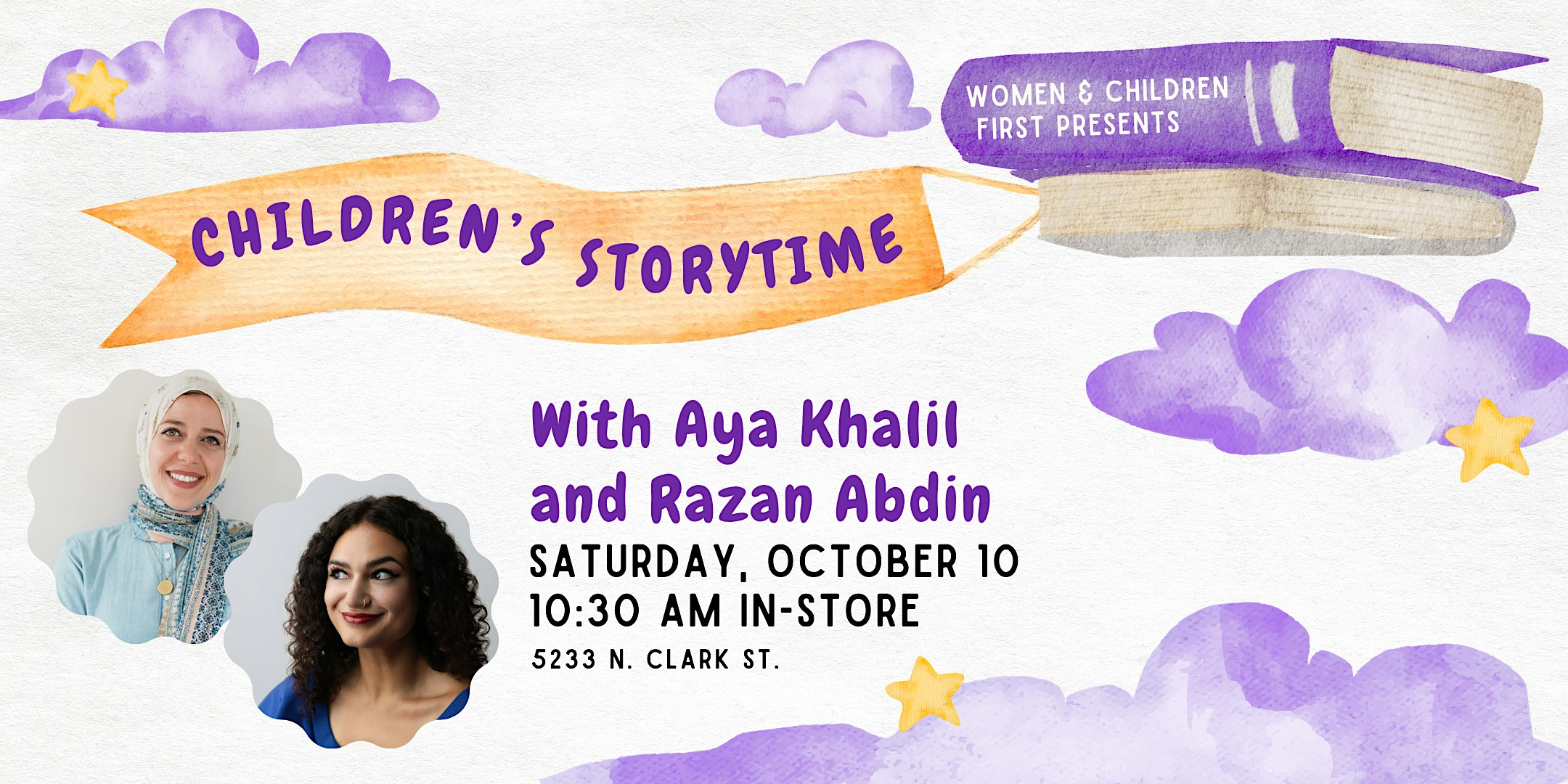 Children's Storytime with Razan Abdin & Aya Khalil
