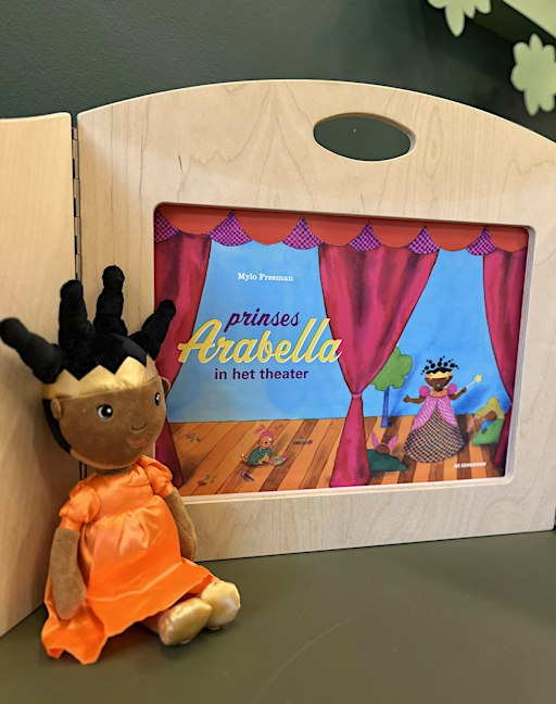 Voorlezen met vertelkastje: Prinses Arabella in het theater (4+)