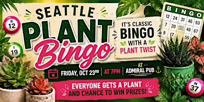 Seattle Plant Bingo