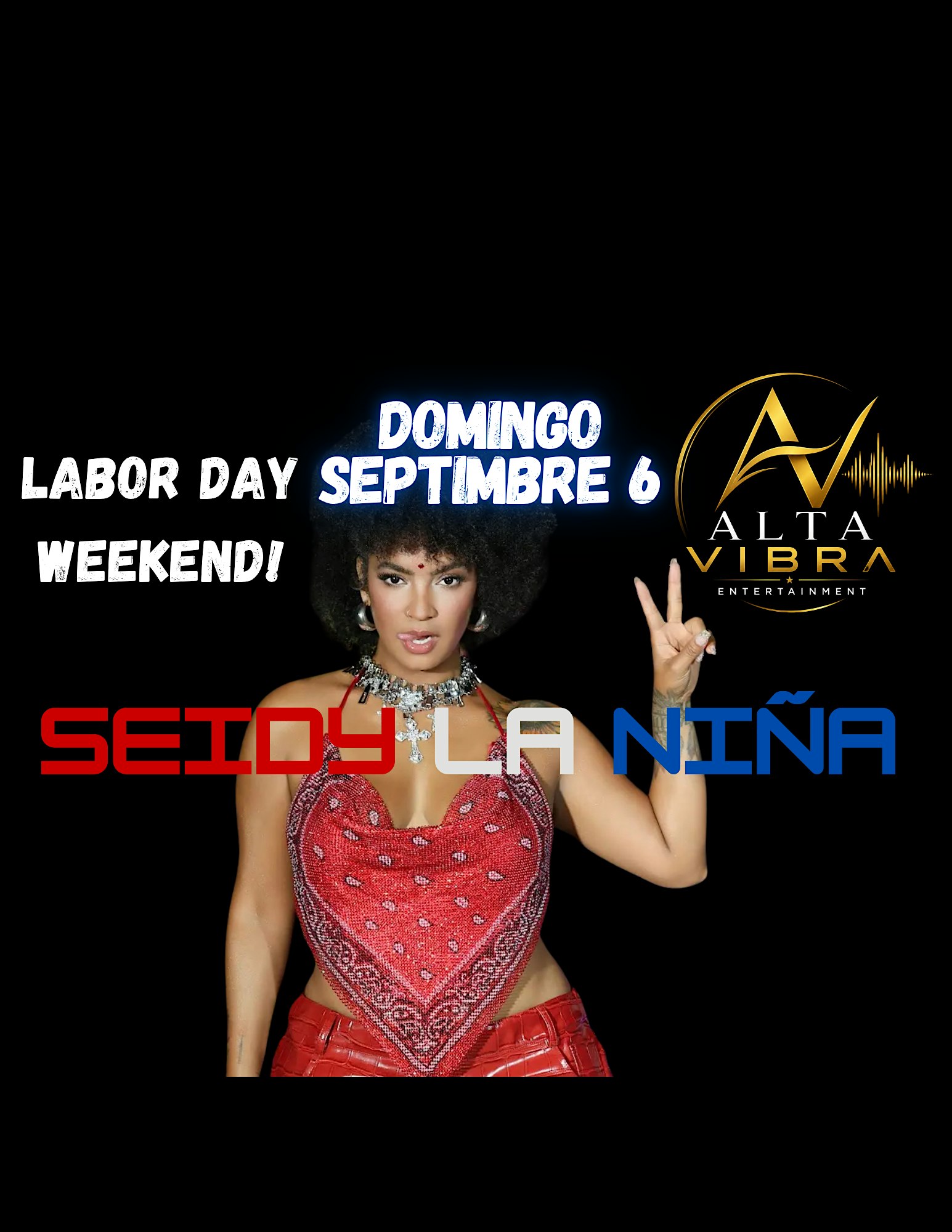 Seidy La Niña  En Concierto– Labor Day Fiesta