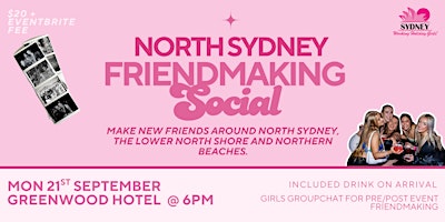 North Sydney Friendmaking Social | Sydney Working Holiday Girls