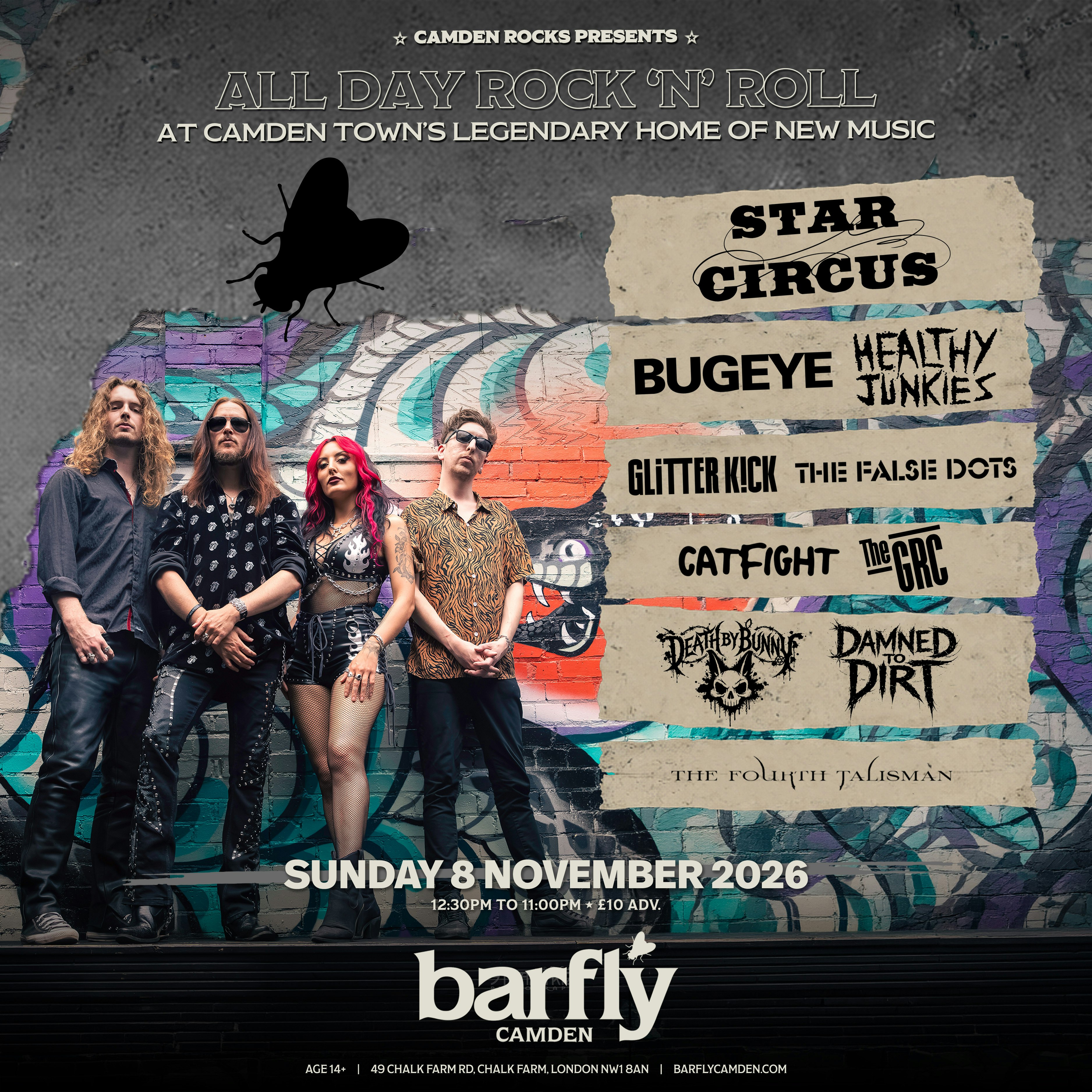 Camden Rocks All Dayer w/ Star Circus & more
