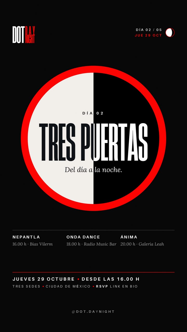 DOT.DayNight - Día 02: Tres puertas