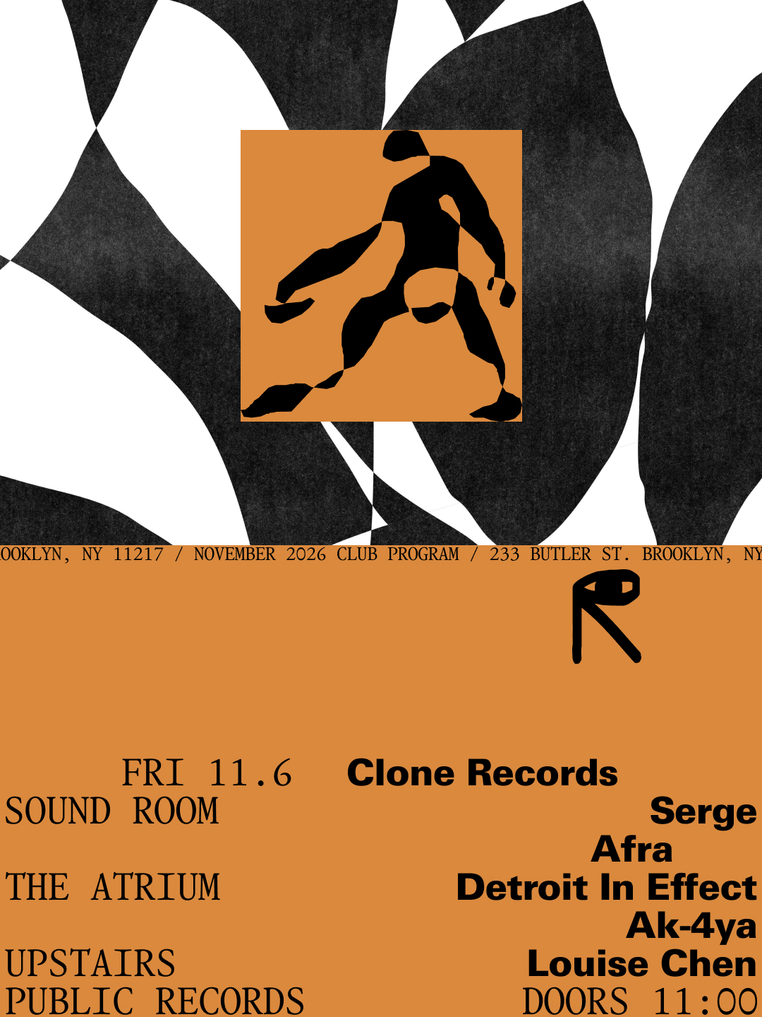 Clone Records: Serge, Afra / Detroit In Effect, Ak-4ya / Louise Chen