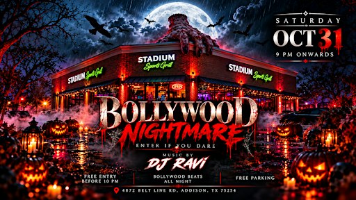 BOLLYWOOD NIGHTMARE -HALLOWEEN PARTY