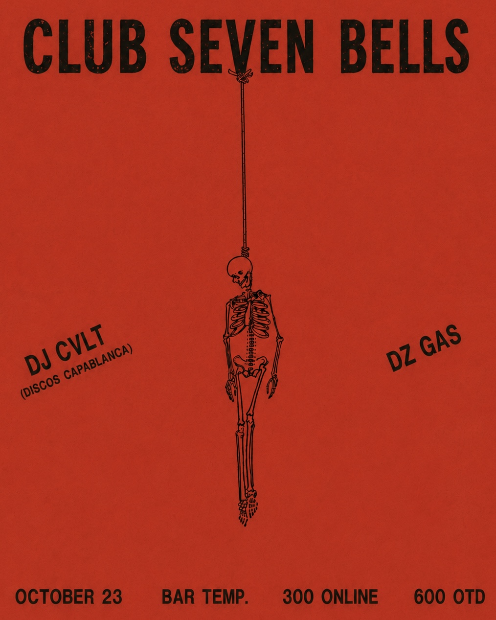 Club Seven Bells invites DJ CVLT