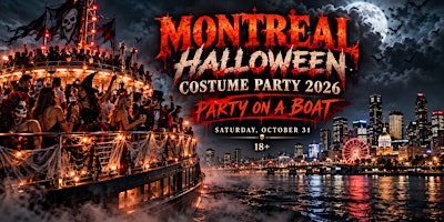Montreal Halloween Costume Party 2026 | Party on a Boat