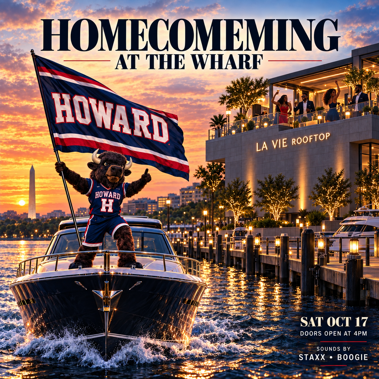 Howard Homecoming At The Wharf: La Vie Rooftop