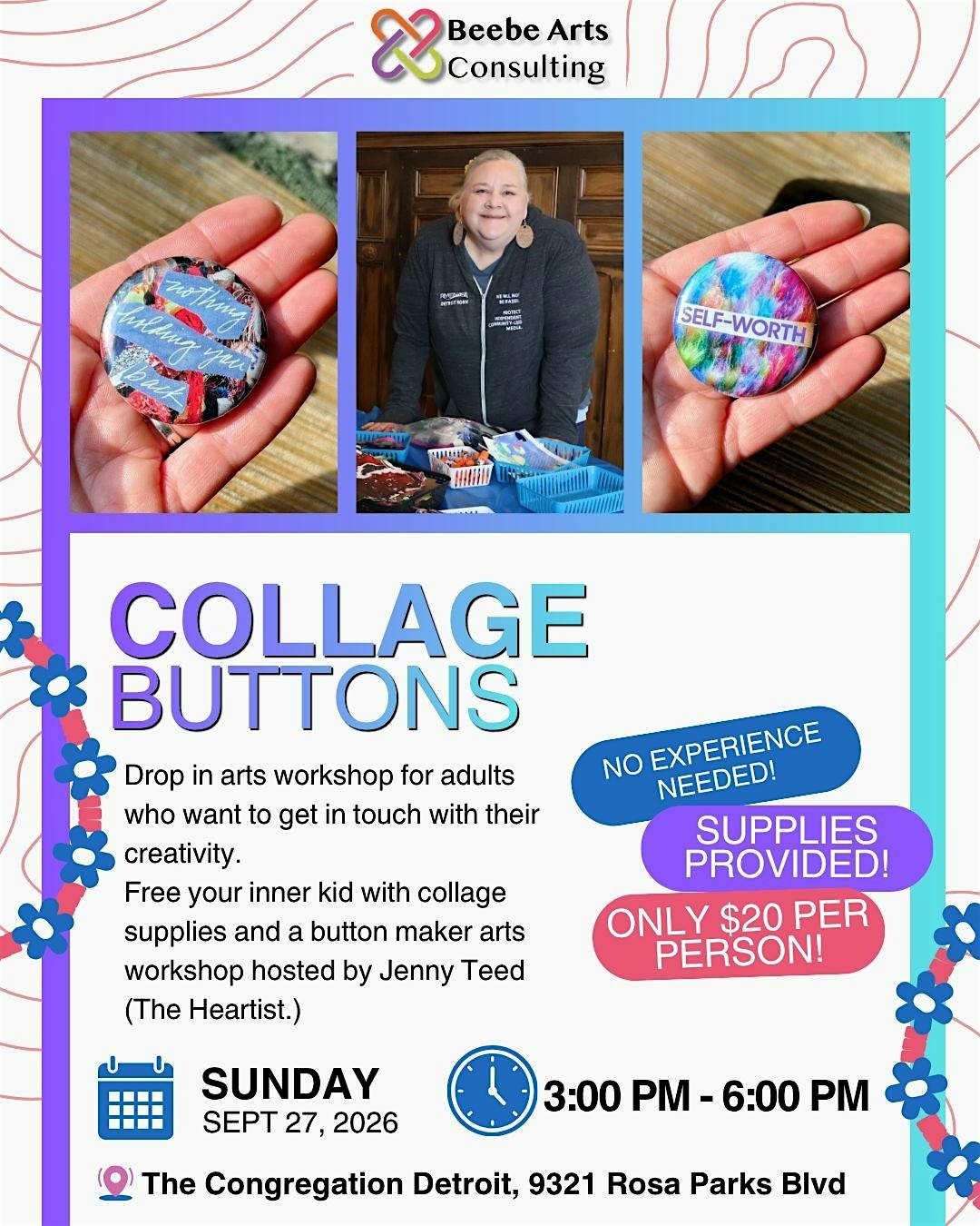 Collage Buttons