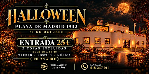 HALLOWEEN PLAYA DE MADRID 1932