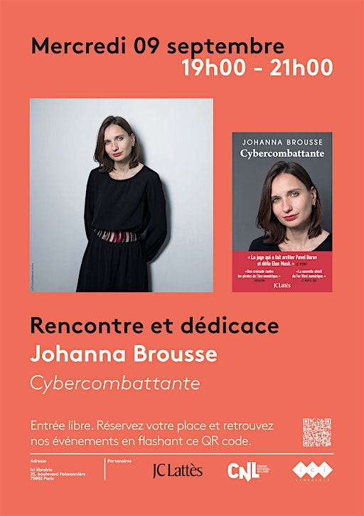 Rencontre et dédicace avec Johanna Brousse