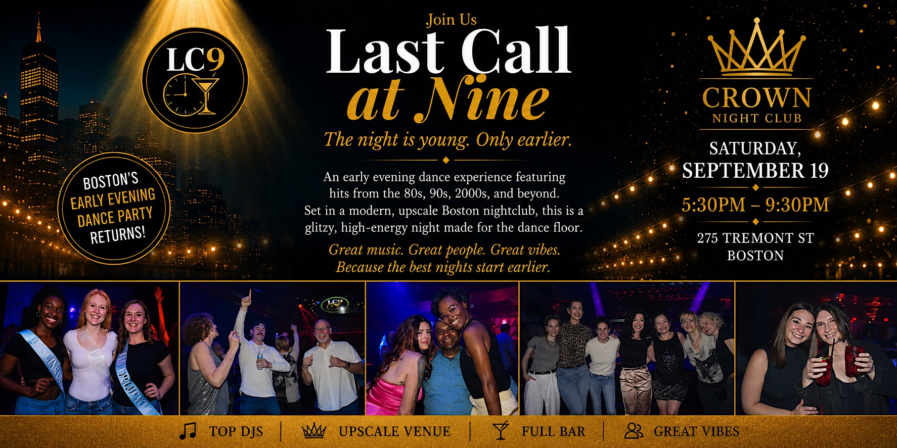Last Call at 9 | Boston’s Early Nightlife Experience