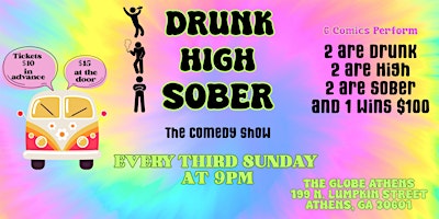 DRUNK HIGH SOBER COMEDY