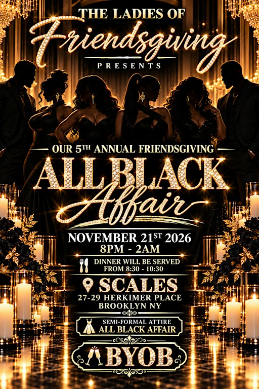 5TH ANNUAL FRIENDSGIVING 2026(All Black Affair)