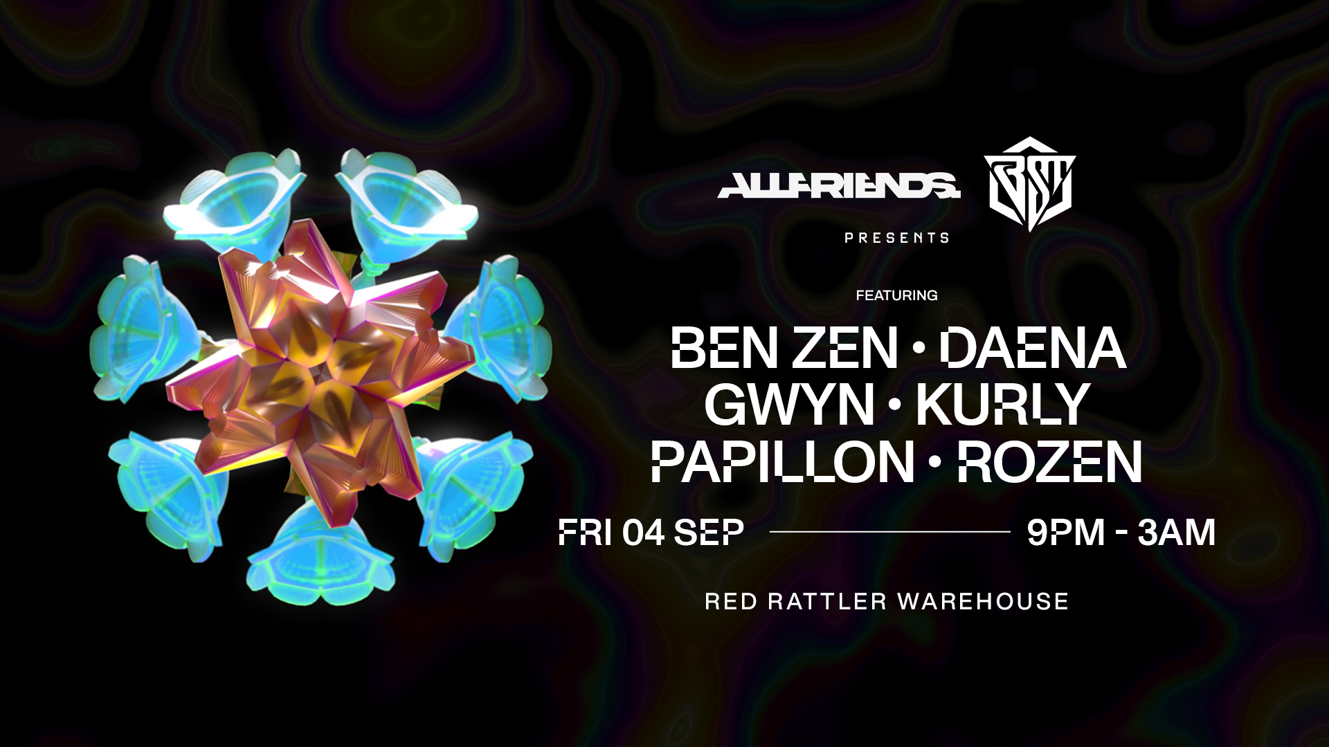 ALLFRIENDS x Butterfly Serpent // Warehouse Party