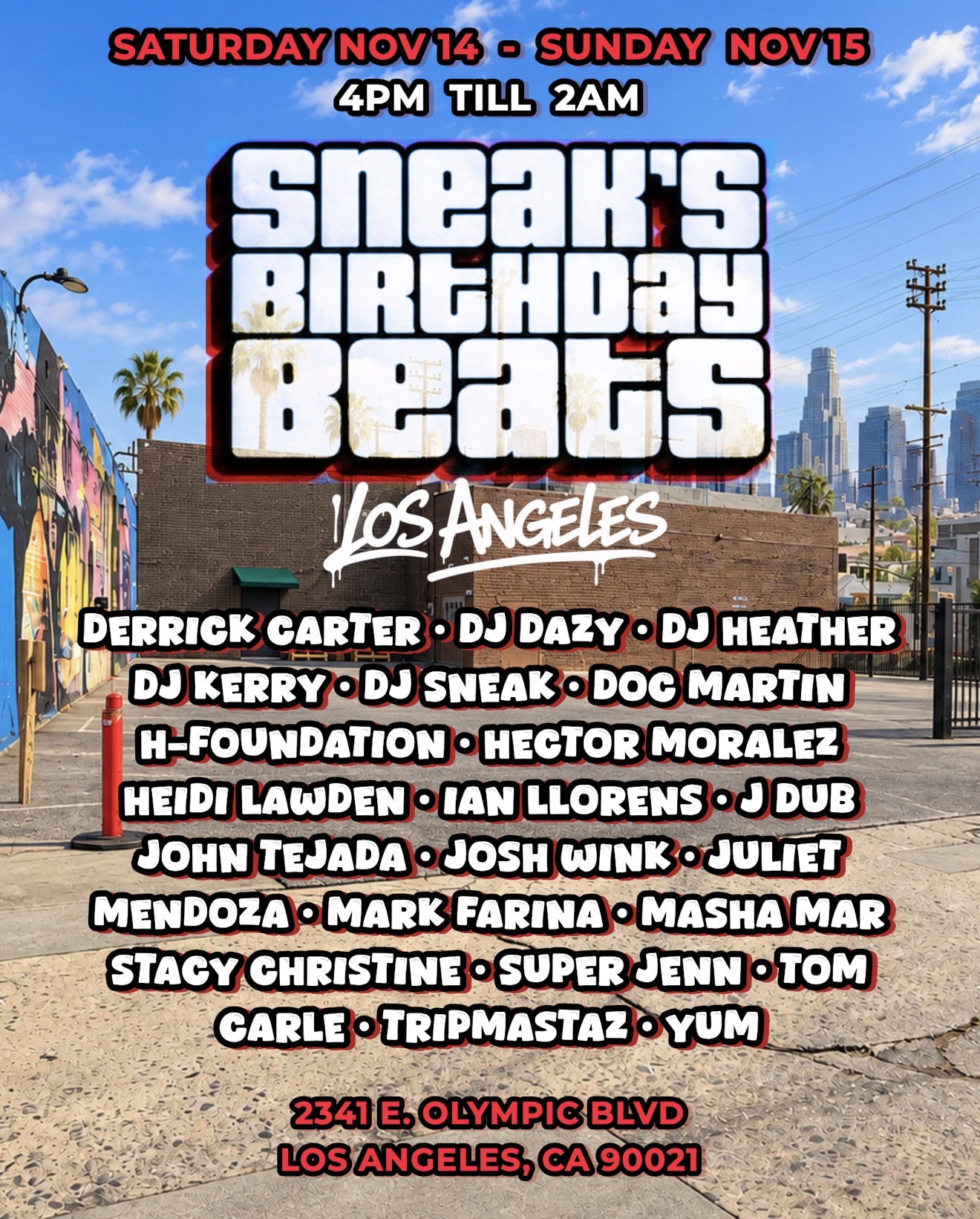 SNEAK'S BIRTHDAY BEATS 2026