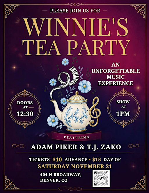 Winnie's Tea Party! An Unforgettable Music Experience!