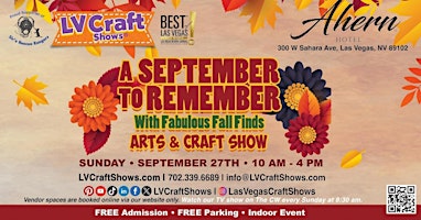 A September to Remember with Fabulous Fall Finds Arts and Craft Show