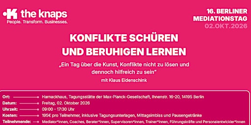 16. Berliner Mediationstag