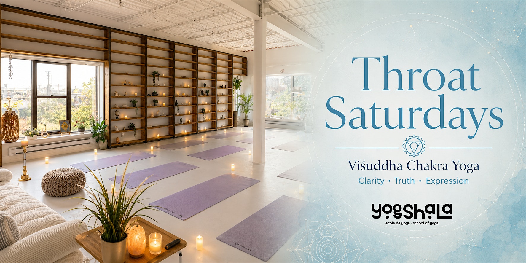 Throat Saturdays — Viśuddha Chakra Yoga