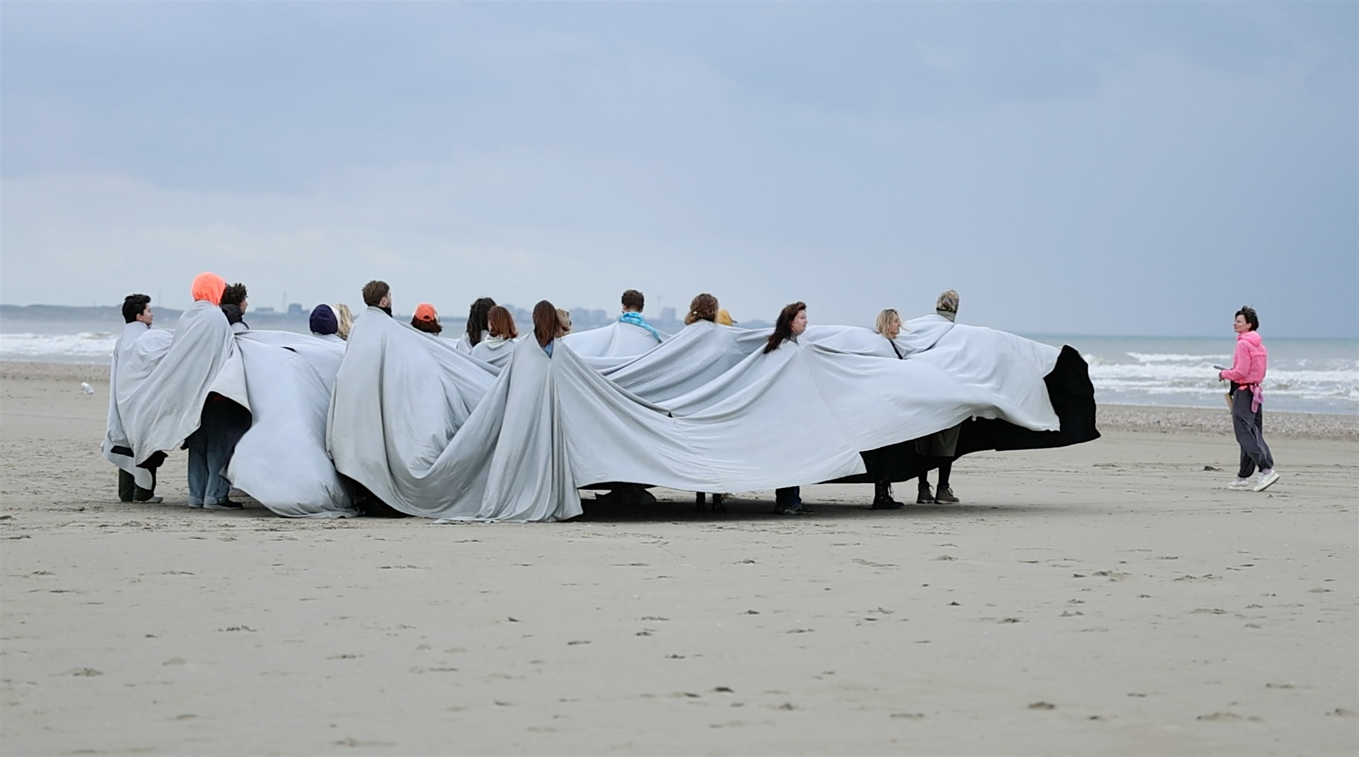 Silver Wave: A Participatory Performance at the North Sea, the Netherlands