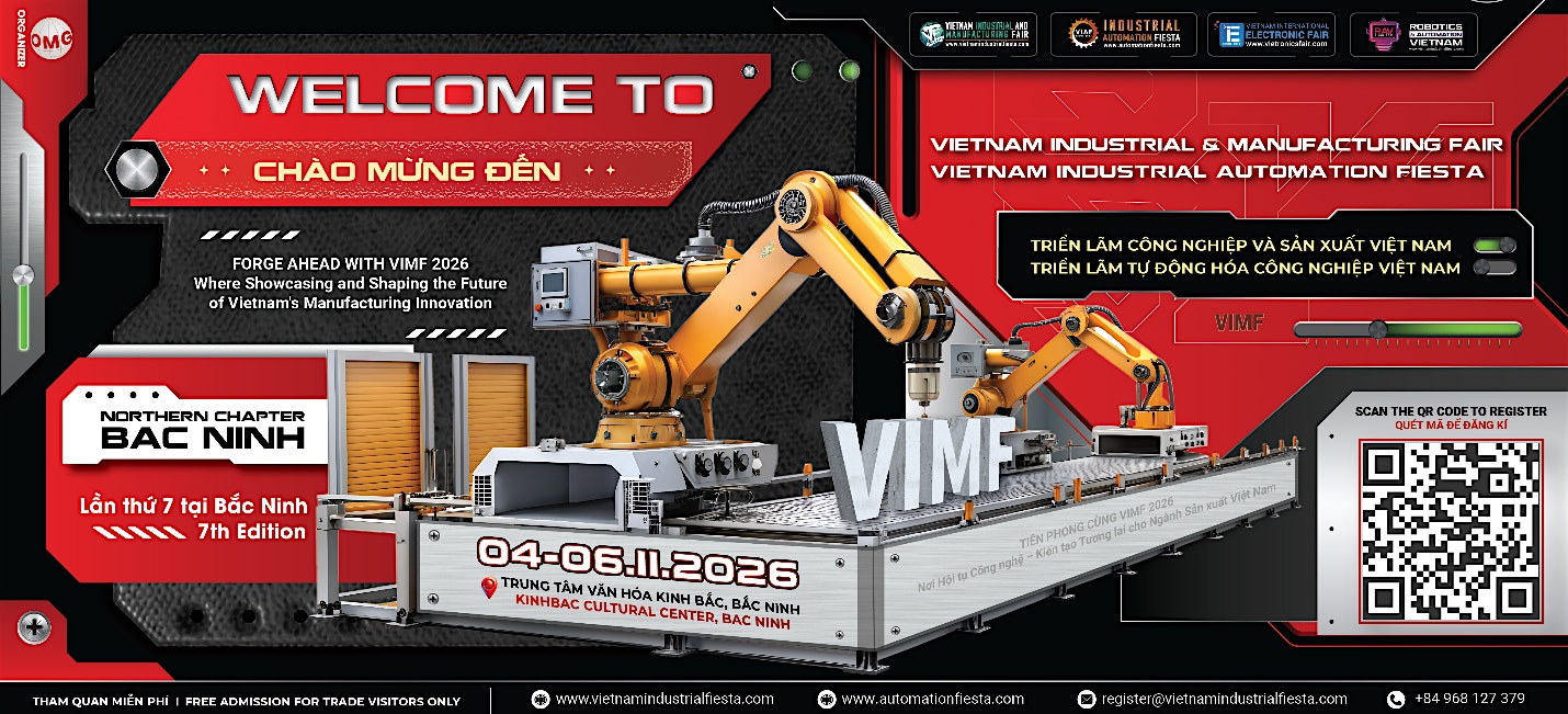 VIMF Bac Ninh 2026 – Vietnam Industrial & Manufacturing Fair
