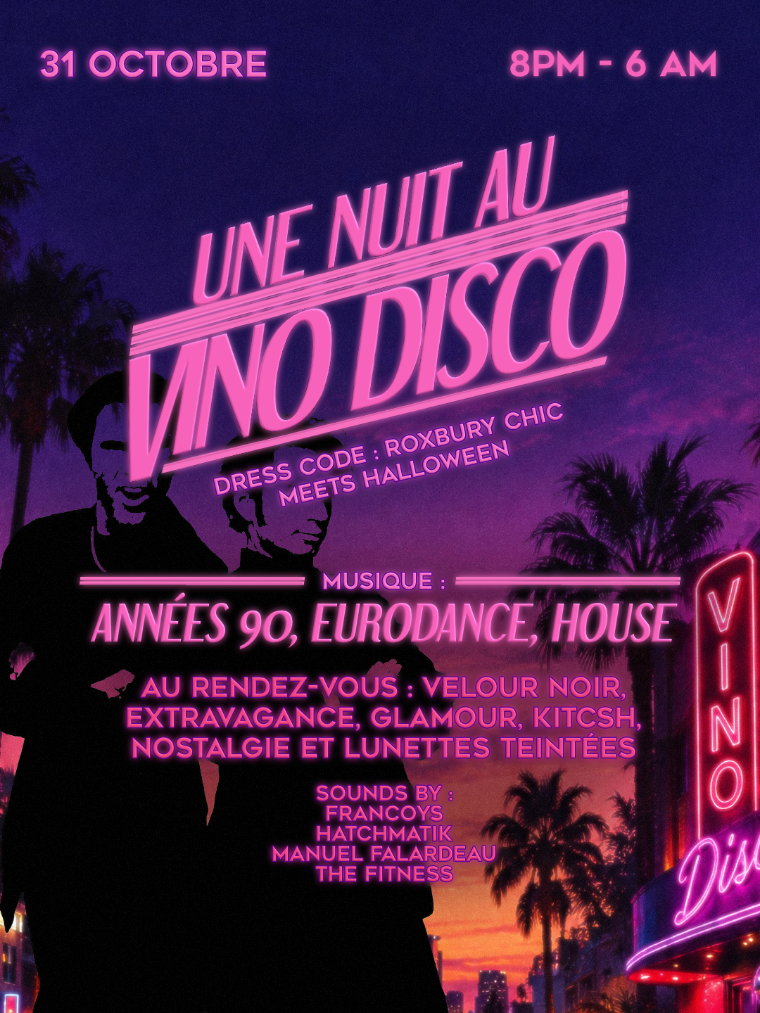 HALLOWEEN: UNE NUIT AU Vino Disco (EXTENDED 6AM)